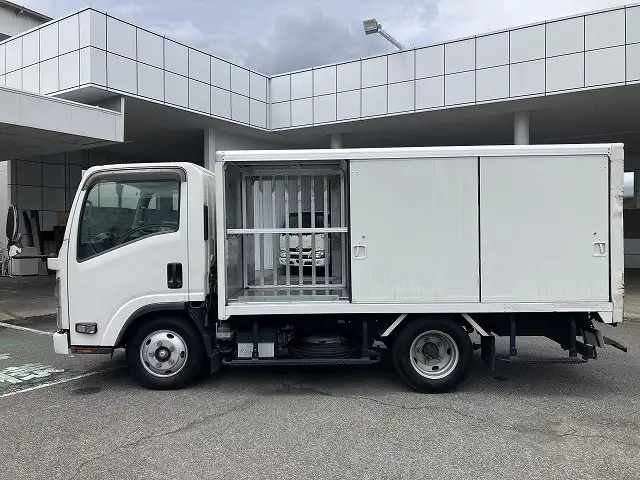 いすゞ エルフ 小型 アルミバン ボトルカー サイドドアの中古トラック画像7