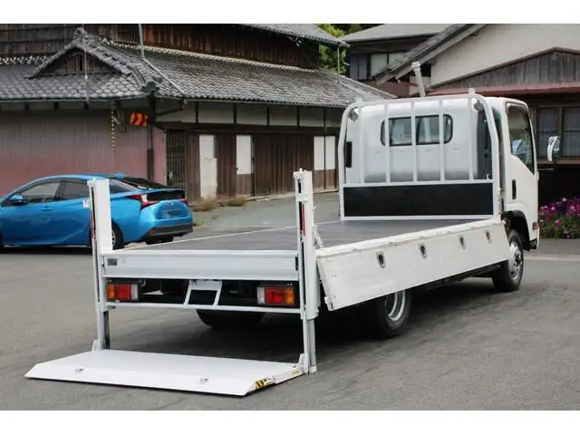 いすゞ エルフ 小型 平ボディ パワーゲート アルミブロックの中古トラック画像5