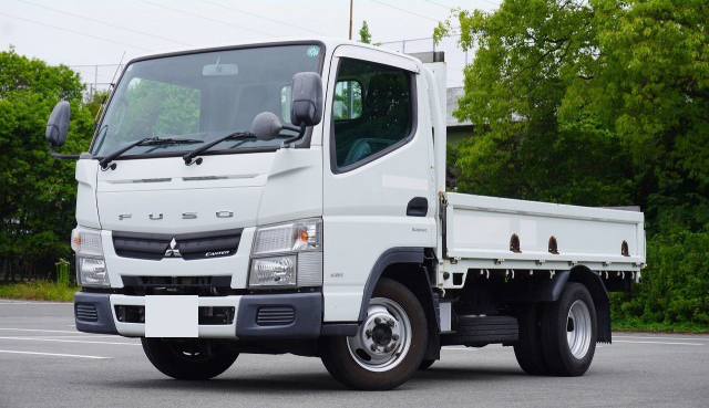三菱 キャンター 小型 平ボディ パワーゲート 床鉄板 の中古トラック【車両No.189180】