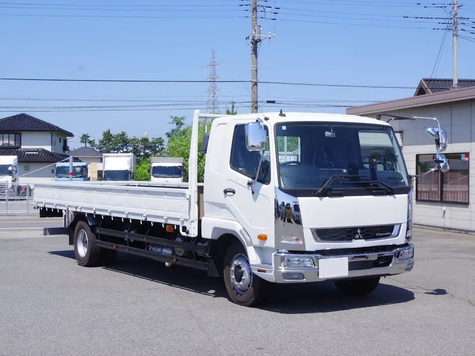 三菱 ファイター 中型/増トン 平ボディ ベッド 2KG-FK62FZの中古トラック画像2