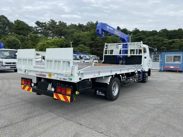 三菱 ファイター 中型/増トン 車両重機運搬 4段クレーン ラジコンの中古トラック画像3