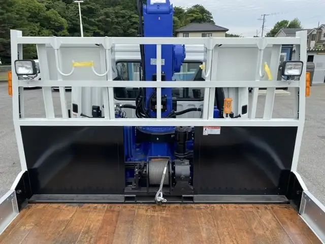 三菱 ファイター 中型/増トン 車両重機運搬 4段クレーン ラジコンの中古トラック画像8