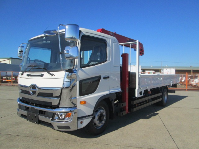 日野 レンジャー 中型/増トン 車両重機運搬 3段クレーン ラジコン の中古トラック【車両No.165941】