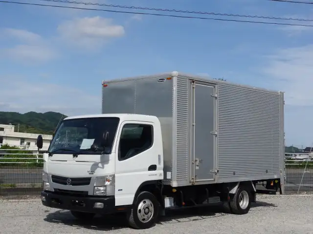 三菱 キャンター 小型 アルミバン パワーゲート サイドドアの中古トラック画像1