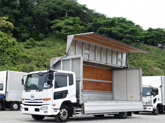 日産UD コンドル 中型/増トン ウイング 床鉄板 ベッド の中古トラック【車両No.189585】