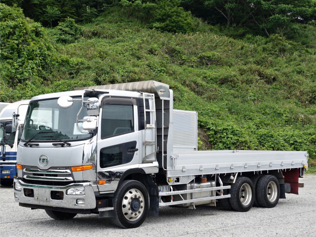 日産UD コンドル 中型/増トン 平ボディ 床鉄板 ベッド の中古トラック【車両No.168380】