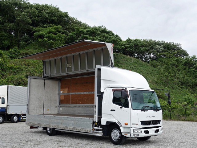 三菱 ファイター 中型/増トン ウイング パワーゲート TKG-FK71F の中古トラック【車両No.189386】