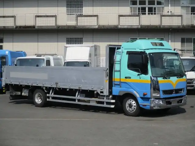 三菱 ファイター 中型/増トン 平ボディ アルミブロック エアサスの中古トラック画像2