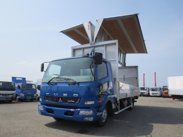 三菱 ファイター 中型/増トン ウイング エアサス ベッド の中古トラック【車両No.185093】