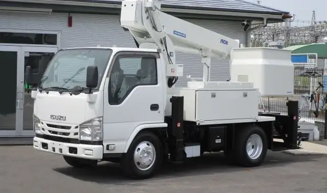いすゞ エルフ 小型 高所・建柱車 高所作業車 TPG-NKR85Nの中古トラック画像1