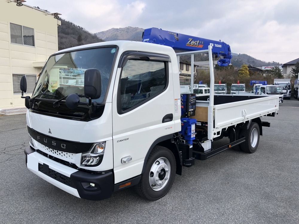 三菱 キャンター 小型 クレーン付 3段 ラジコン の中古トラック【車両No.157960】