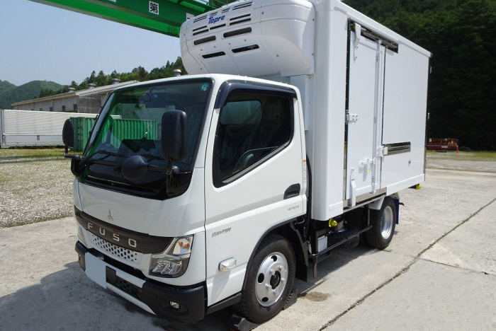 三菱 キャンター 小型 冷凍冷蔵 低温 床ステン の中古トラック【車両No.130531】