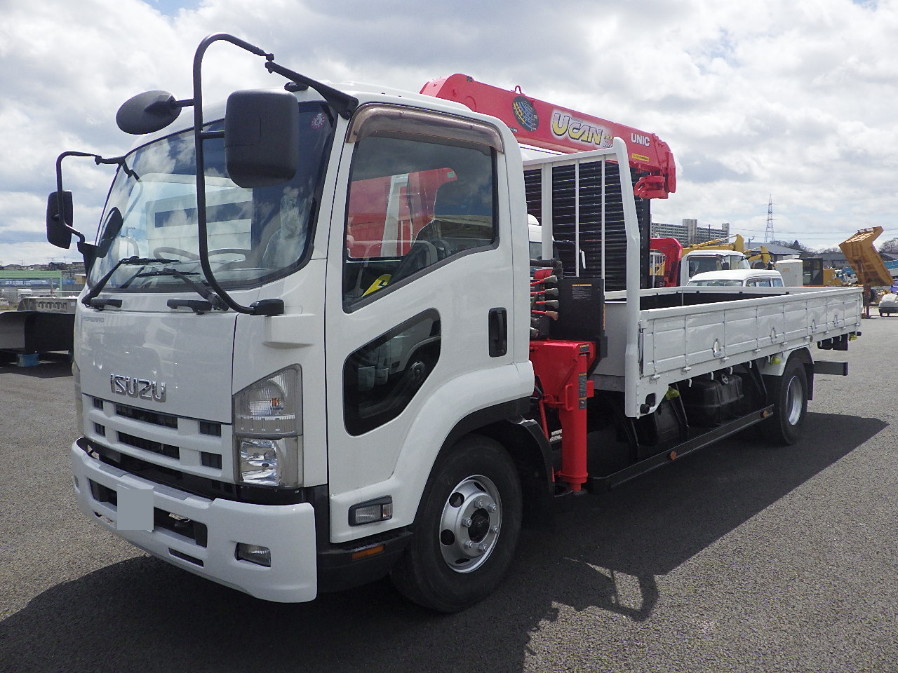 いすゞ フォワード 中型/増トン クレーン付 アルミブロック 4段 の中古トラック【車両No.121065】