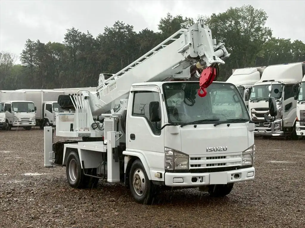 いすゞ エルフ 小型 高所・建柱車 建柱車 TKG-NKR85Nの中古トラック画像2