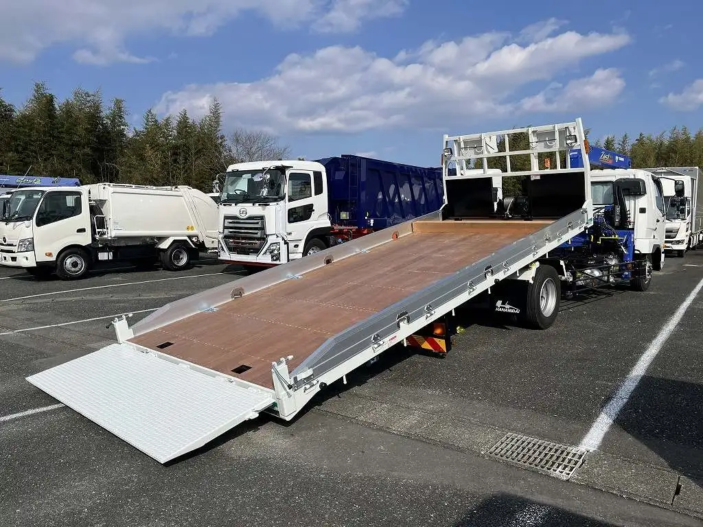 三菱 ファイター 中型/増トン 車両重機運搬 4段クレーン ラジコンの中古トラック画像7