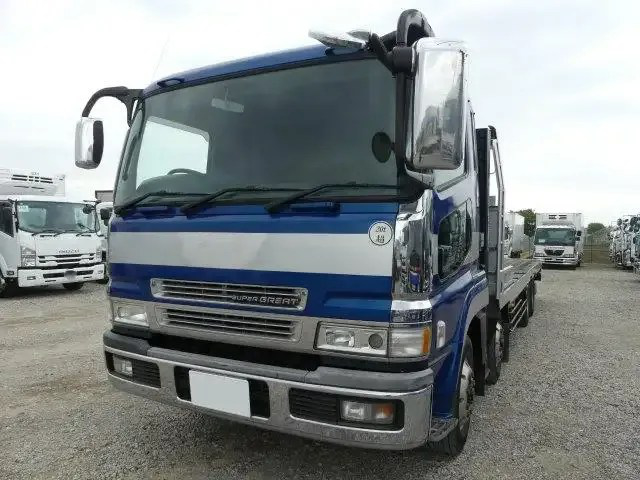 三菱 スーパーグレート 大型 車両重機運搬 セルフローダー