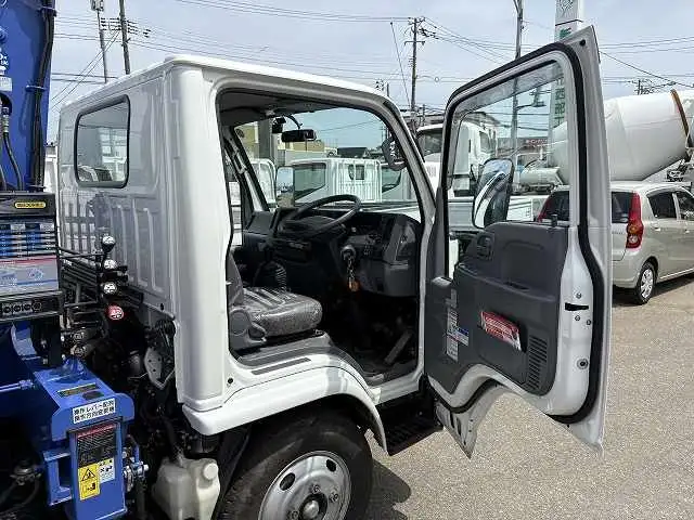 いすゞ エルフ 小型 クレーン付 床鉄板 4段の中古トラック画像13