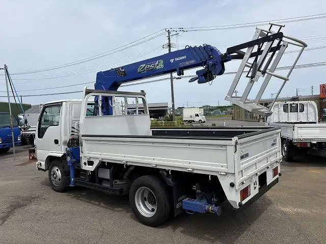 いすゞ エルフ 小型 クレーン付 床鉄板 4段の中古トラック画像5