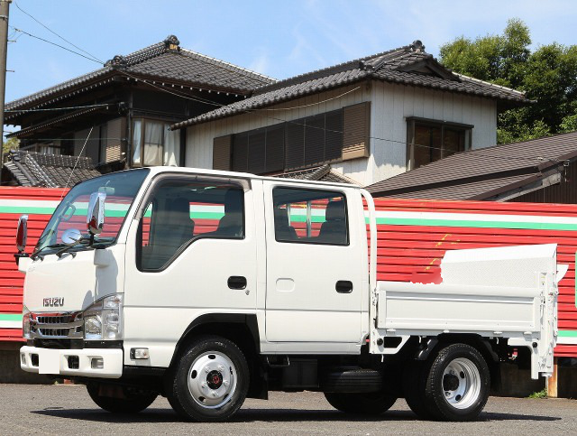 いすゞ エルフ 小型 平ボディ パワーゲート 床鉄板 の中古トラック【車両No.176603】
