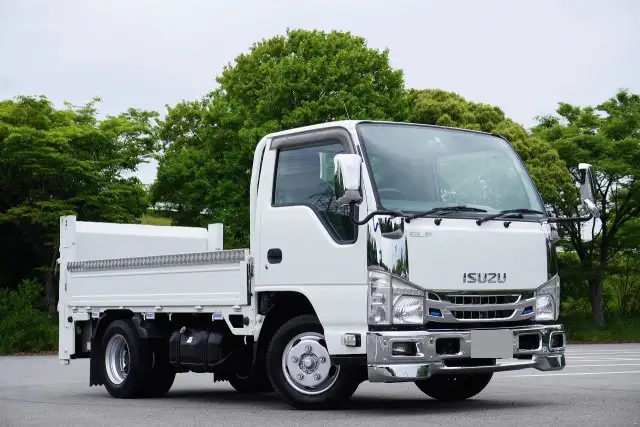 いすゞ エルフ 小型 平ボディ パワーゲート 床鉄板の中古トラック画像2