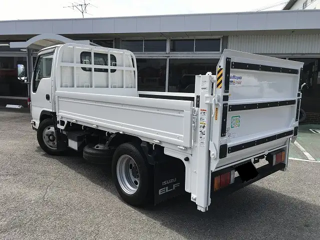 いすゞ エルフ 小型 平ボディ パワーゲート 床鉄板の中古トラック画像3