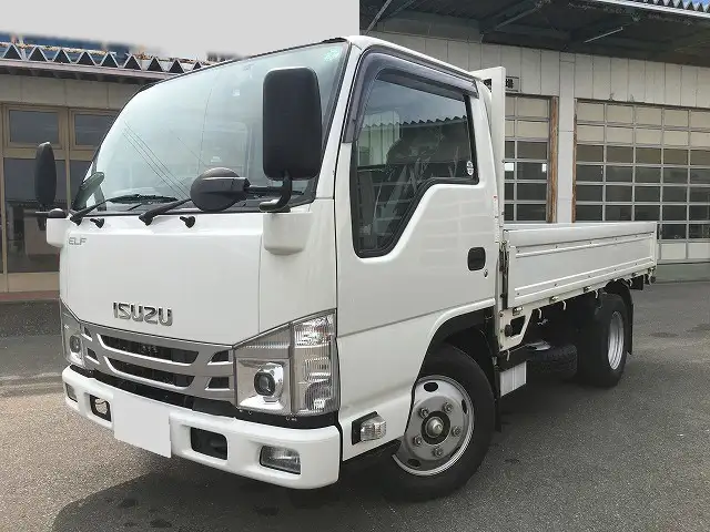 いすゞ エルフ 小型 平ボディ 床鉄板 2RG-NKR88Aの中古トラック画像1