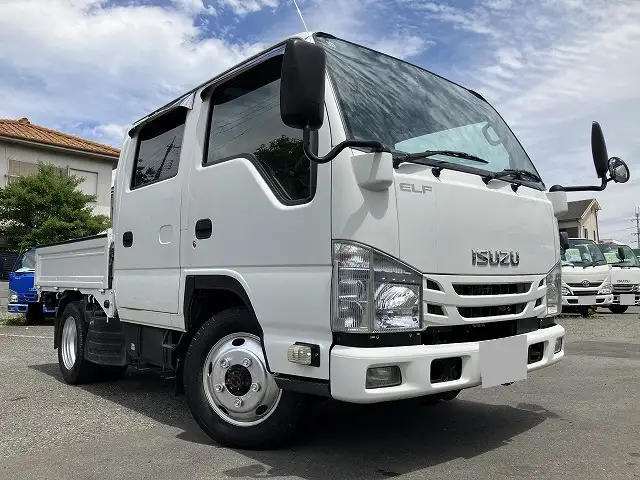 いすゞ エルフ 小型 平ボディ Wキャブ TRG-NJS85Aの中古トラック画像3