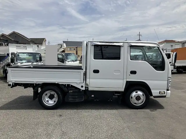 いすゞ エルフ 小型 平ボディ Wキャブ TRG-NJS85Aの中古トラック画像4