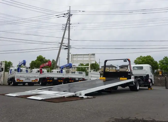 三菱 キャンター 小型 車両重機運搬 ラジコン ウインチの中古トラック画像4