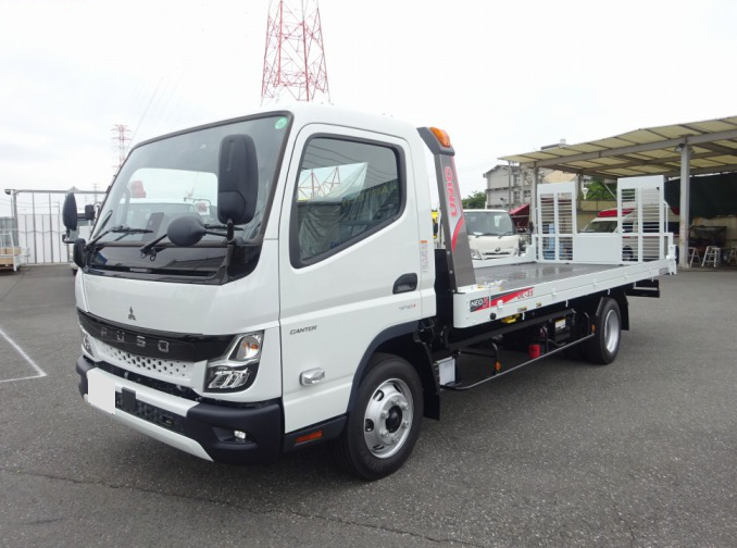 三菱 キャンター 小型 車両重機運搬 セーフティーローダー