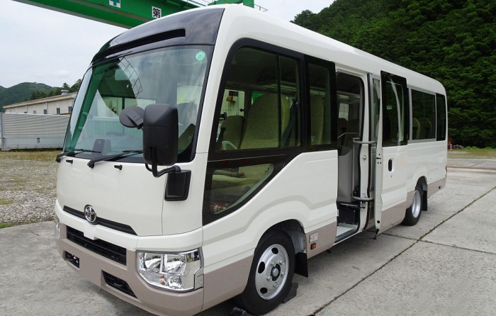 トヨタ コースター 小型 バス マイクロバス SKG-XZB60 の中古トラック【車両No.189853】