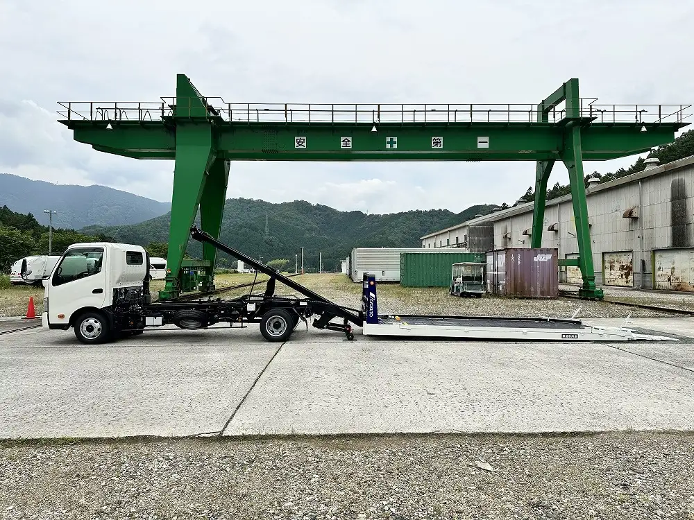 日野 デュトロ 小型 車両重機運搬 ラジコン ウインチの中古トラック画像7