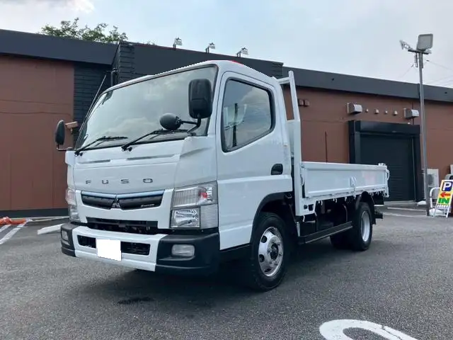 三菱 キャンター 小型 平ボディ 床鉄板 の中古トラック画像1