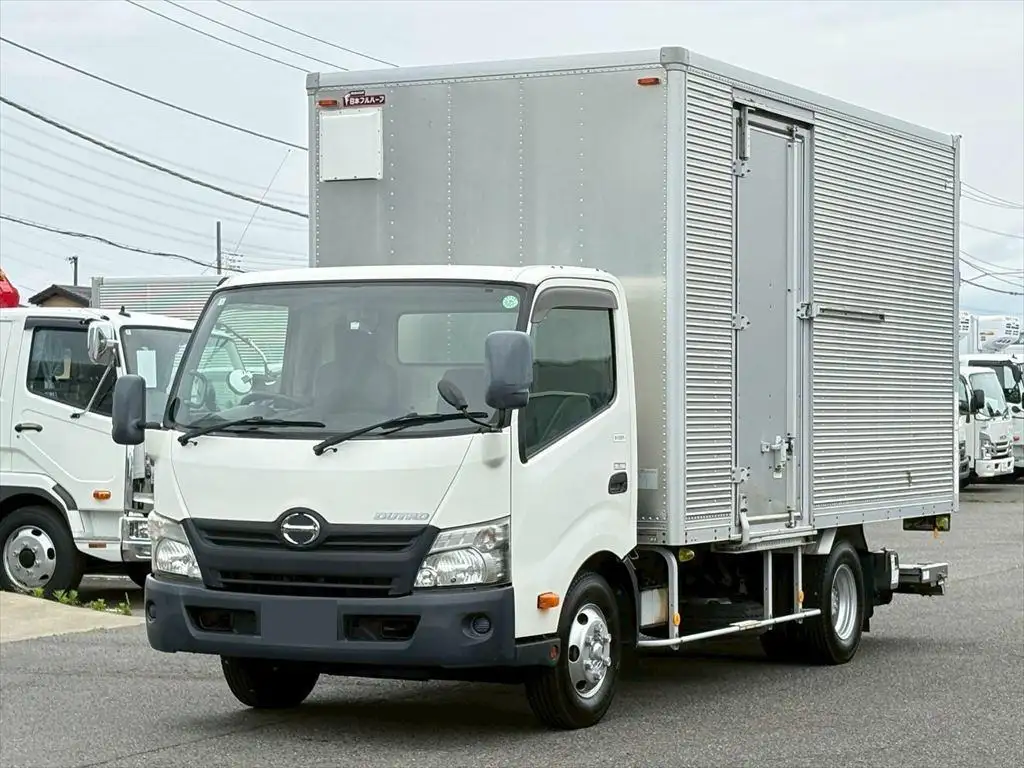 日野 デュトロ 小型 アルミバン パワーゲート サイドドアの中古トラック画像1