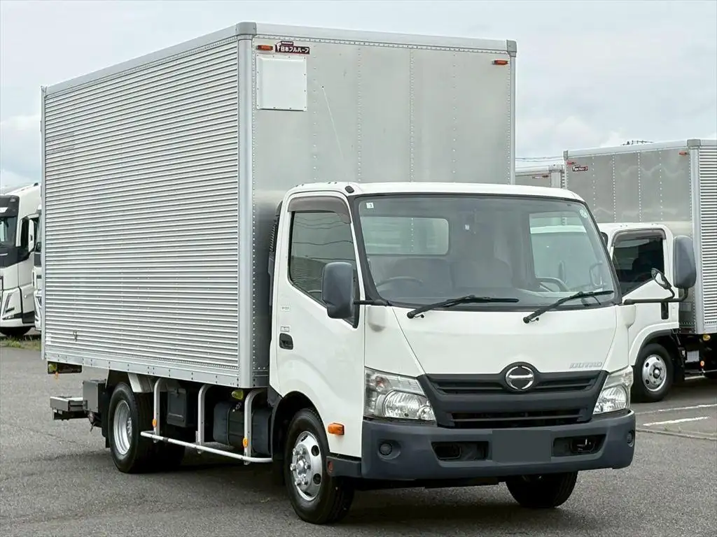 日野 デュトロ 小型 アルミバン パワーゲート サイドドアの中古トラック画像2