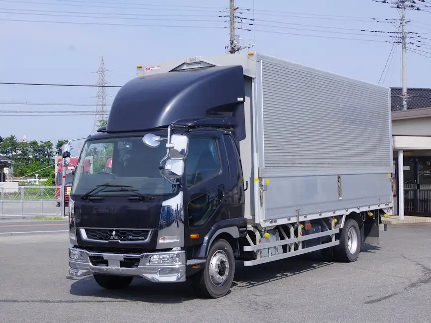 三菱 ファイター 中型/増トン ウイング 床鉄板 ベッド の中古トラック【車両No.190071】