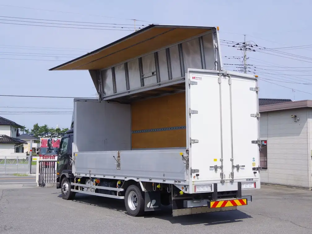 三菱 ファイター 中型/増トン ウイング 床鉄板 ベッドの中古トラック画像6
