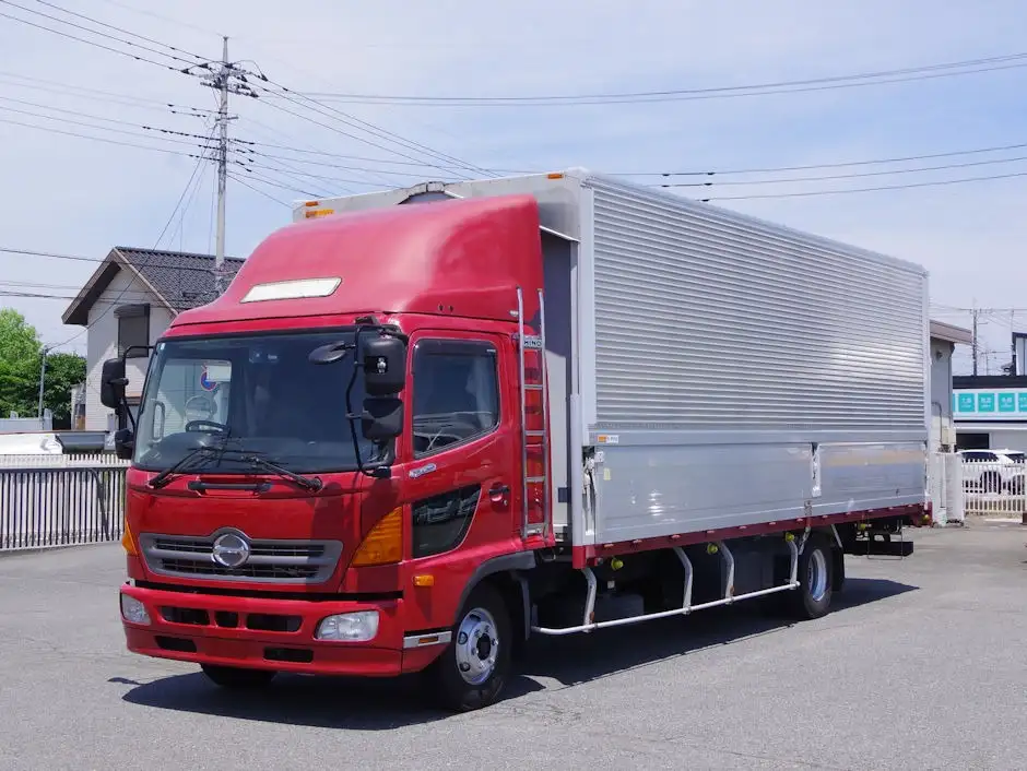 日野 レンジャー 中型/増トン ウイング エアサス ベッドの中古トラック画像1