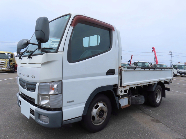 三菱 キャンター 小型 平ボディ Wキャブ パワーゲート の中古トラック【車両No.168821】