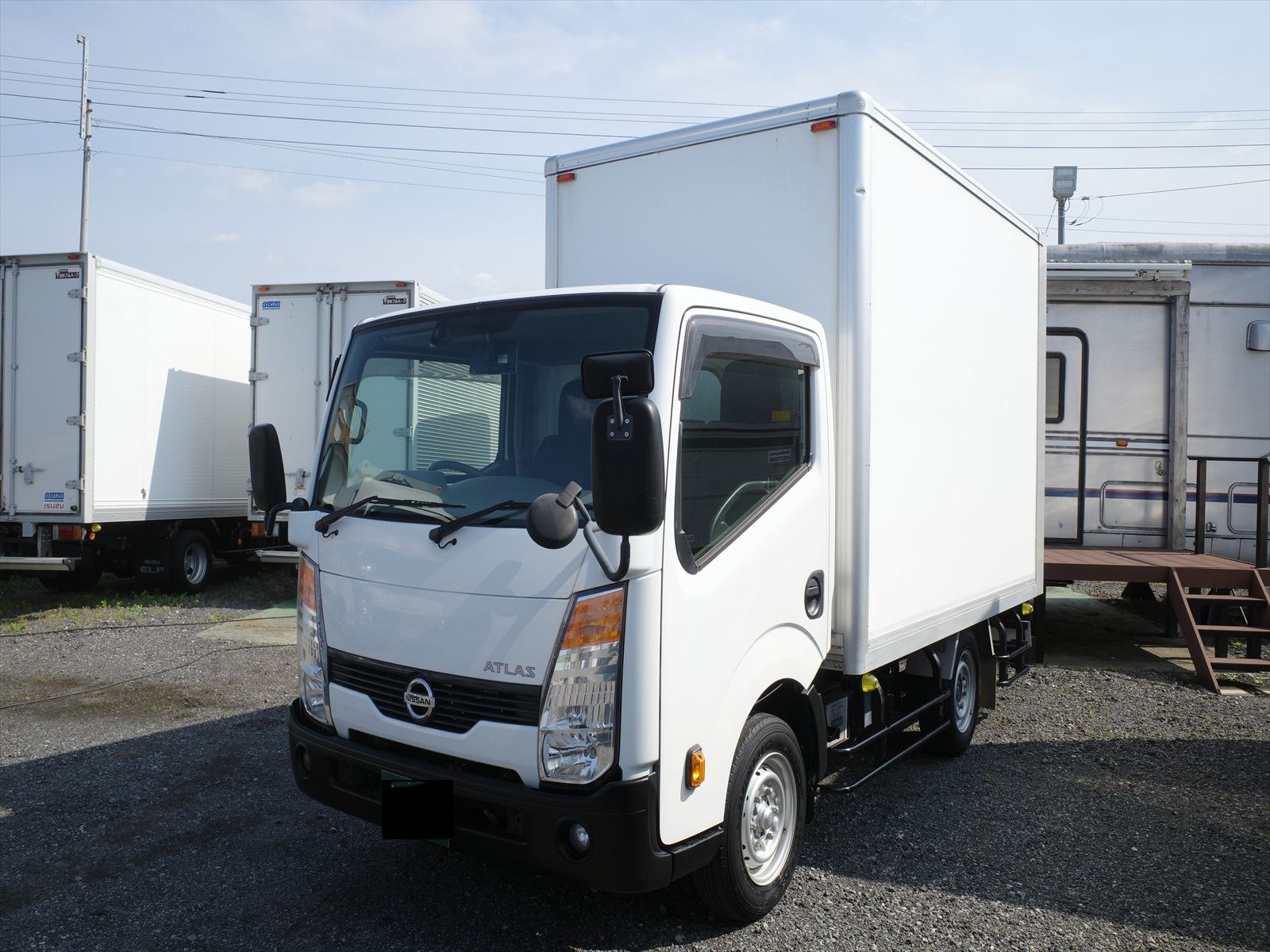 日産 アトラス 小型 アルミバン サイドドア 3枚観音 の中古トラック【車両No.164713】