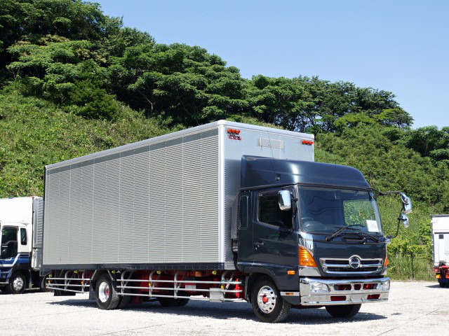 日野 レンジャー 中型/増トン アルミバン パワーゲート 床鉄板 の中古トラック【車両No.180274】