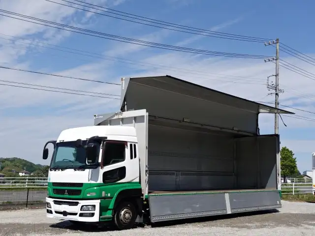 三菱 スーパーグレート 大型 ウイング ハイルーフ エアサス の中古トラック【車両No.190196】
