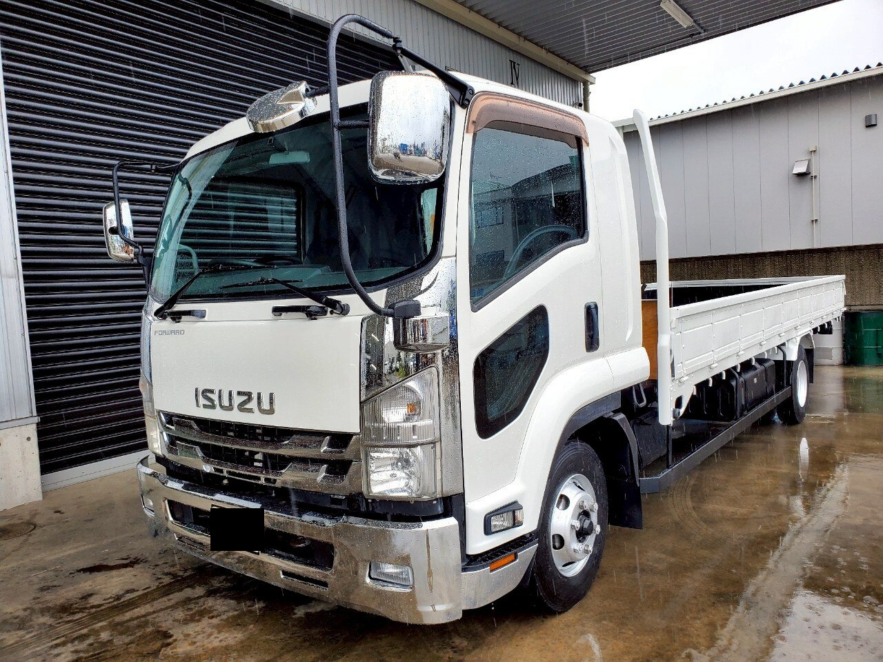 いすゞ フォワード 中型/増トン 平ボディ 床鉄板 エアサス の中古トラック【車両No.147501】