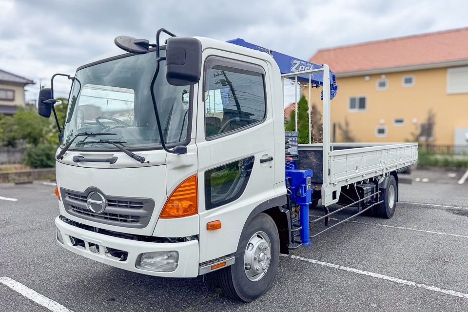 日野 レンジャー 中型/増トン クレーン付 4段 ラジコン の中古トラック【車両No.132927】
