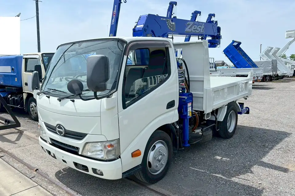 日野 デュトロ 小型 ダンプ クレーン付き TKG-XZU620T の中古トラック【車両No.190288】