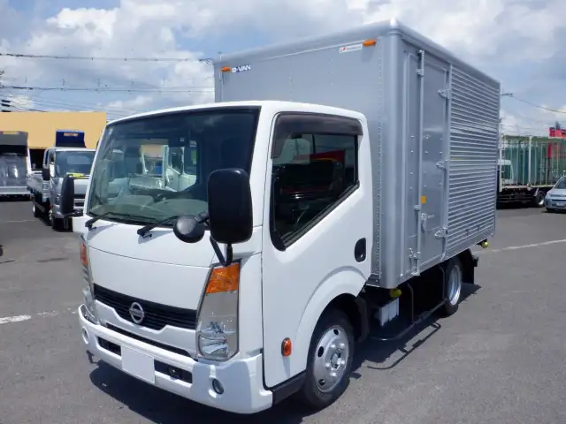 日産 アトラス 小型 アルミバン 床鉄板 サイドドアの中古トラック画像1