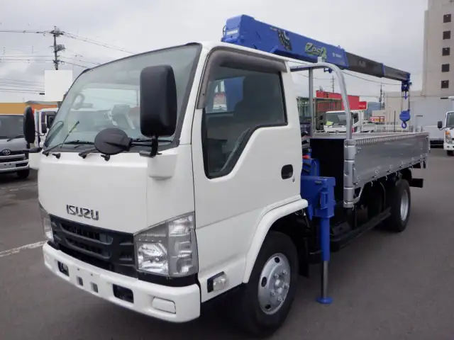 いすゞ エルフ 小型 クレーン付 床鉄板 アルミブロック の中古トラック【車両No.190295】