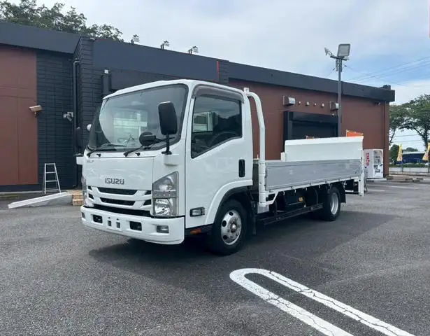 いすゞ エルフ 小型 平ボディ パワーゲート アルミブロック の中古トラック【車両No.190316】