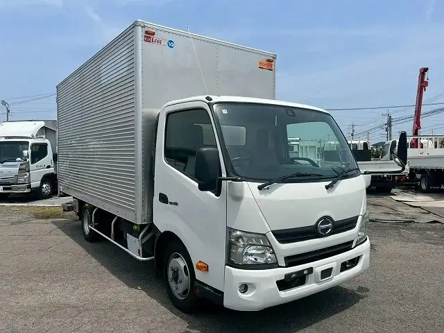 日野 デュトロ 小型 アルミバン パワーゲート サイドドアの中古トラック画像2