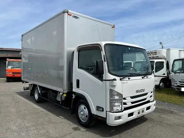 いすゞ エルフ 小型 アルミバン パワーゲート TRG-NPR85ANの中古トラック画像1